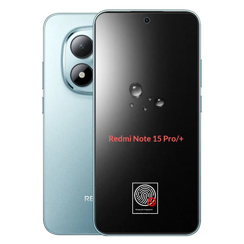 

Full Cover Matte Hydrogel Film for Redmi Note 15 Pro 5G Soft TPU Protective Screen Protector For Redmi Note 15 Pro 4G no glass