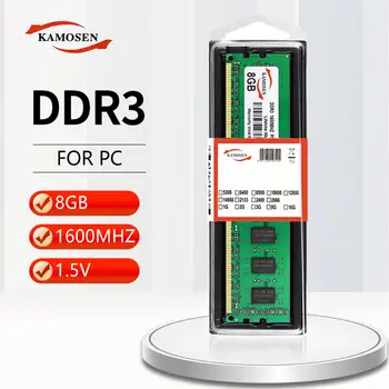 Paměť DDR3 2GB 4GB 8GB pro stolní počítače 1066 1333 1600 MHz PC3 8500 10600 12800U DDR3 240pinová 1,5V UDIMM 8 nejlepší prodej 1x16GB ddr3 - №5