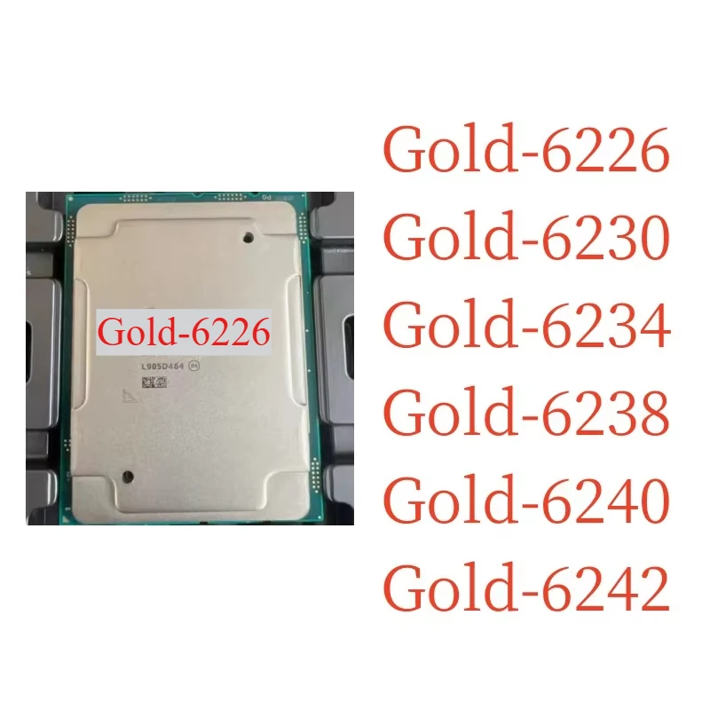 1pcs Perfect test Xeon Gold-6226 Gold-6230 Gold-6234 Gold-6238 Gold-6240 Gold-6242 3647 stitch series cpu