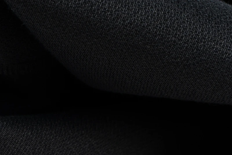 Schwarze PU-Leder Zimmermannshose mit Nieten, Doppelknie-Arbeitshose für Herren, Streetwear Hip-Hop Baggy Weite Cargo-Hose – Detail 9