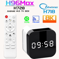 Original H96 MAX H728 TV Box Android14 ATV 8K 4K@60fps 1000M/LAN Wifi6 BT5.0 Google Voice Assistant Media Player Set Top Box