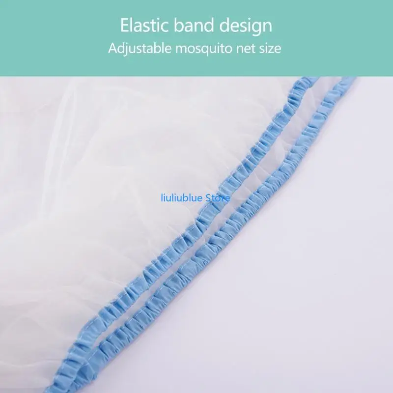 سرير الطفل البعوض صافي المحمولة طوي الرضع نموسية للسرير المعاوضة للطي مهد شبكة حشرات خيمة 62CF