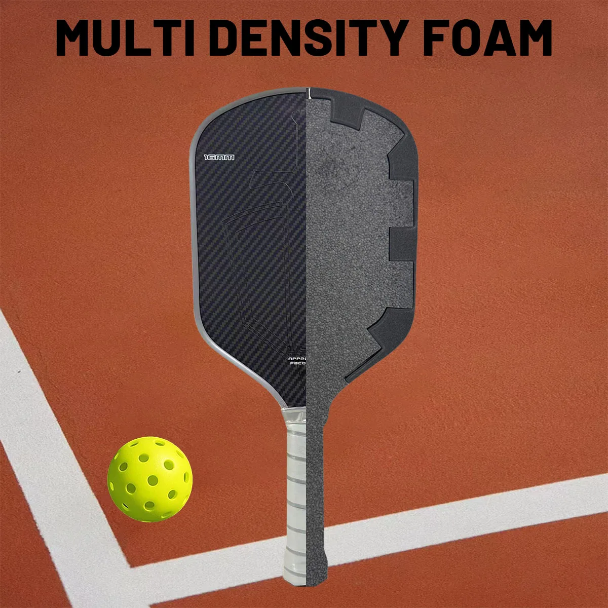 J2nfk كيفلر مجداف كرة البيسبول السيف والدرع، الجنرال. 4.5 متعدد الكثافة، جميع الرغوة العائمة - قلب محوري