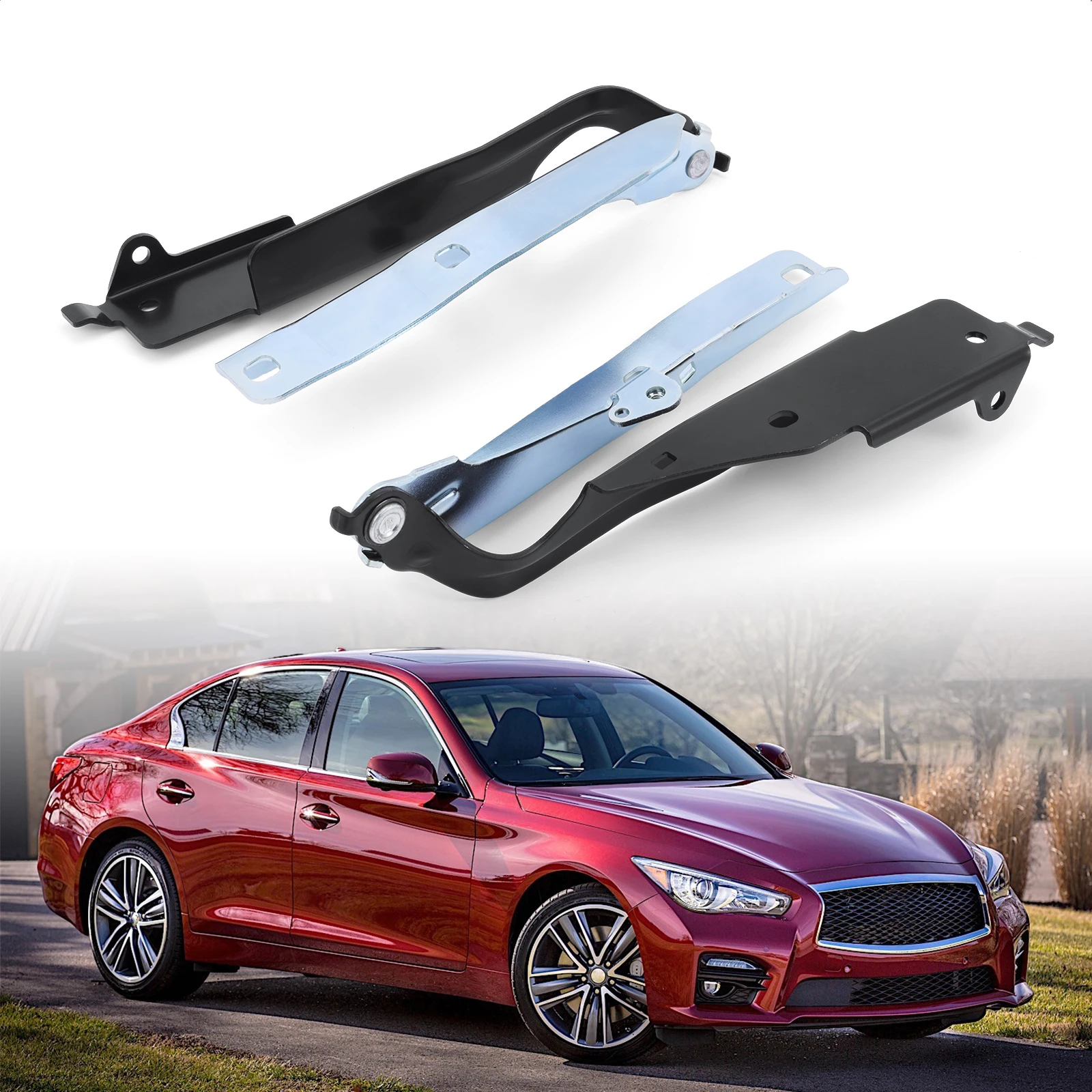 1 Paar Auto Accessoires Kap Geschikt Voor Infiniti Q50 Q60 Q70 Q70l 2014 2015 2016 2017 2018