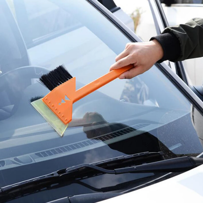 

2 в 1, автомобильный скребок для льда, удаление снега, лобовое стекло автомобиля, окно, очистка снега, скребковый инструмент, автоматический ледокол, автомобильная лопата для снега, щетка