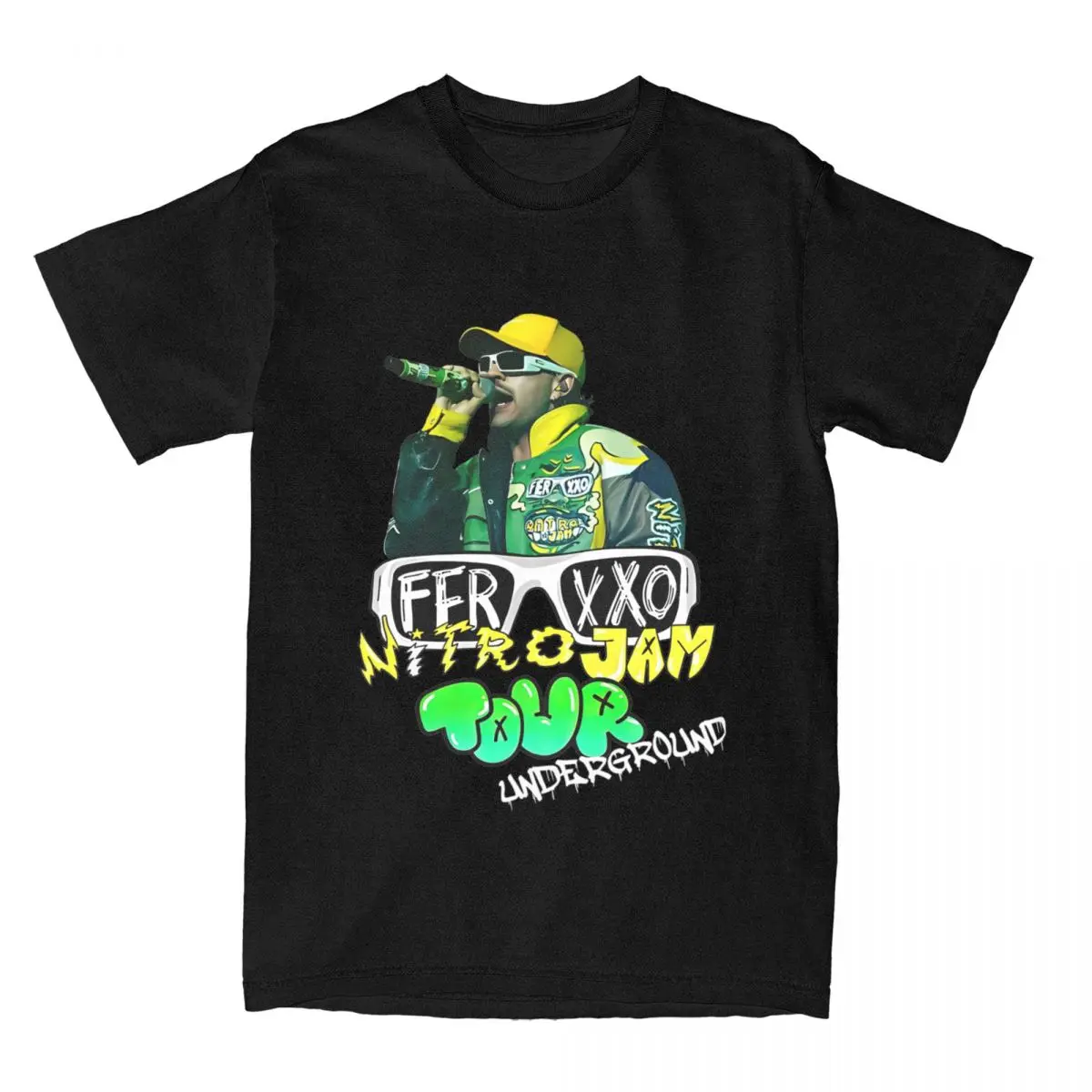 Men Women's Feid Ferxxo Calipsis 2024 Tour FERXXOCALIPSIS T Shirt Merch Pure Cotton T-shirt Clothes Fun Tee Shirt New Arrival