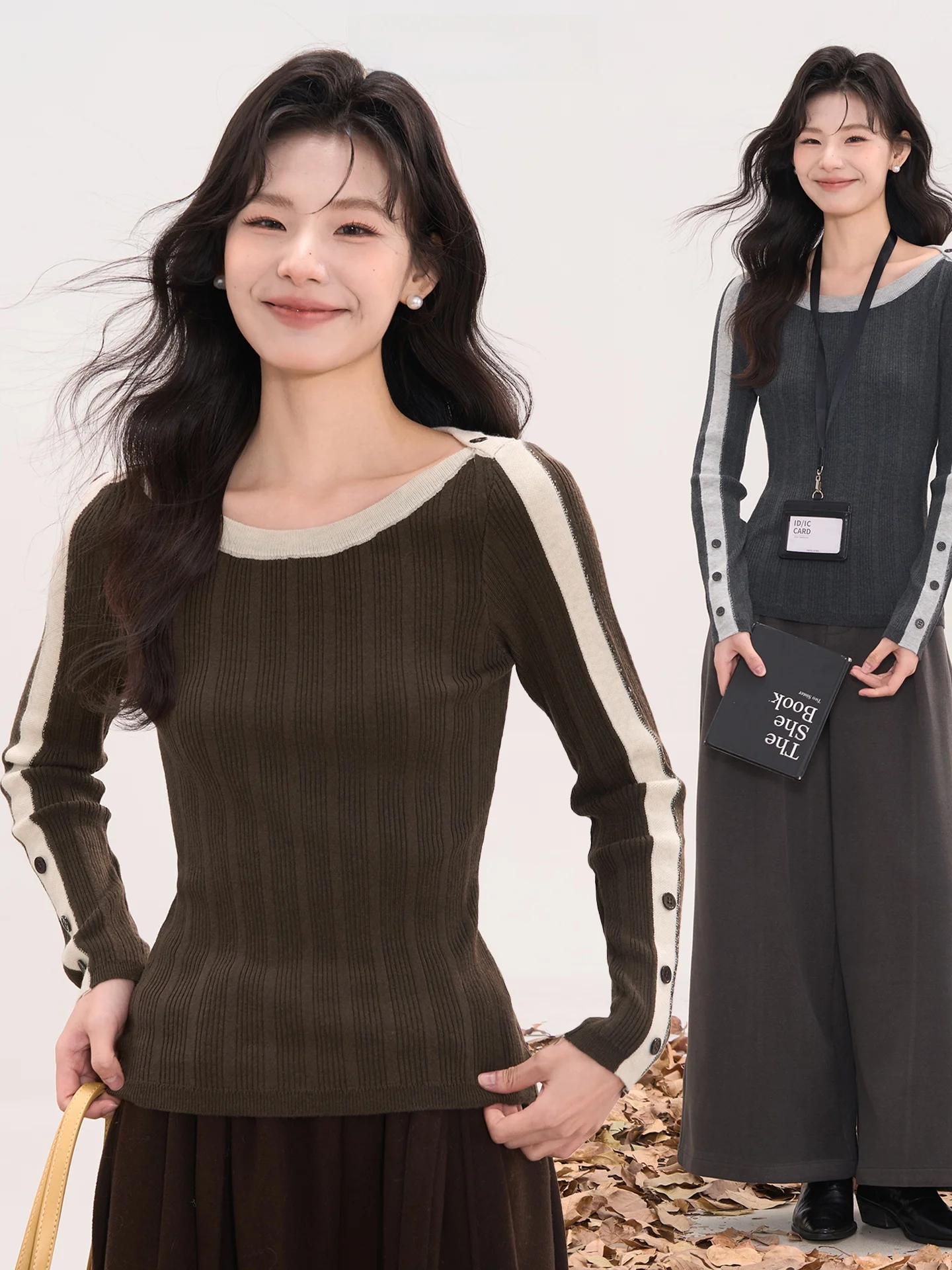 

Heme Knitted Sweater Women's Autumn Winter Casual Sle Slim Fit Color Blo Honeycomb Star Pattern Long Sve Breathable