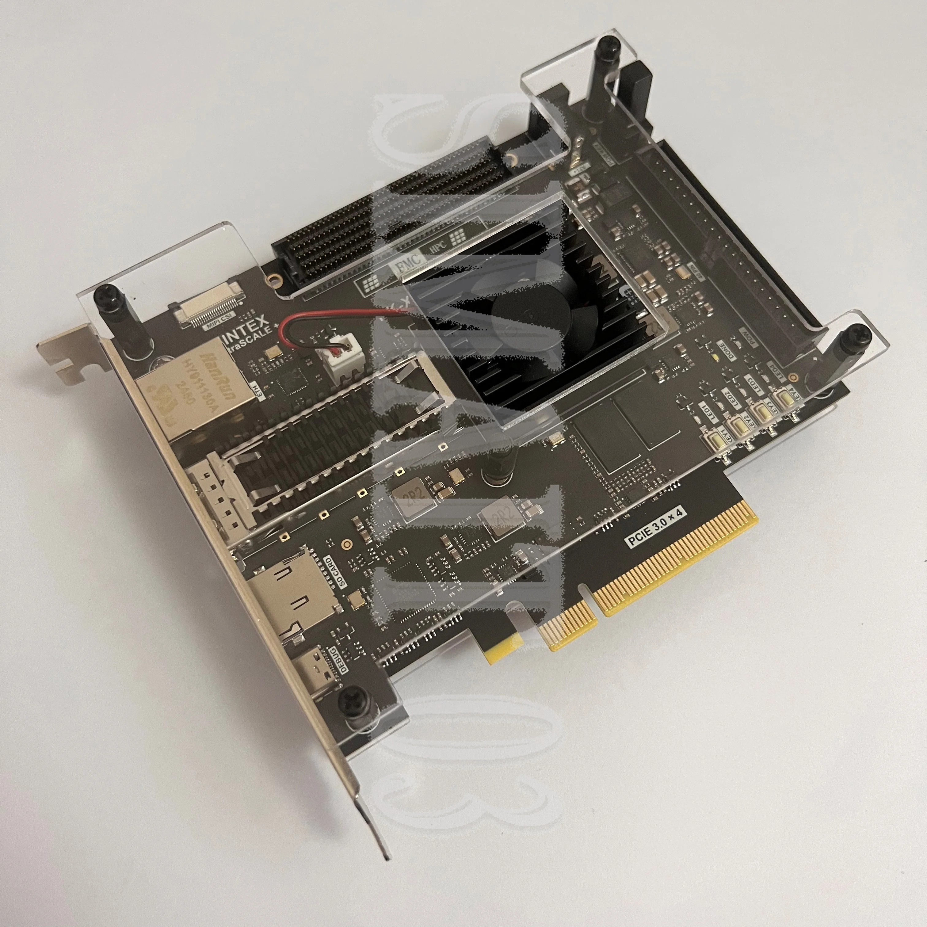 Second-hand XCKU5P FPGA Dev Board | Tested Working, with 100G Optical & PCIe Interface