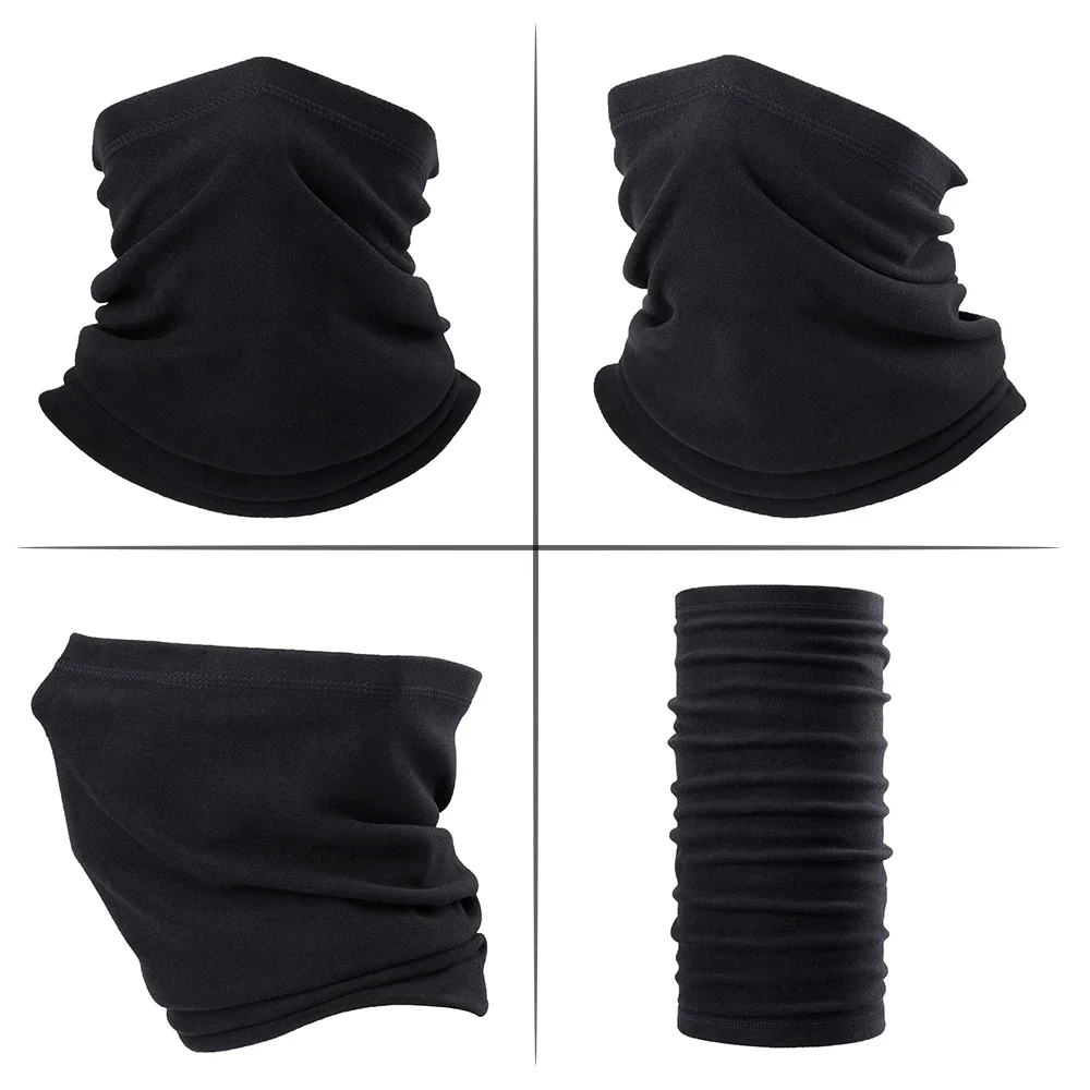 Winter Thermal Face Bandana Mask Neck Warmer Gaiter Ski Cycling Tube Scarf Hiking Snowboard Biker Sports Fleece Masks Men Women