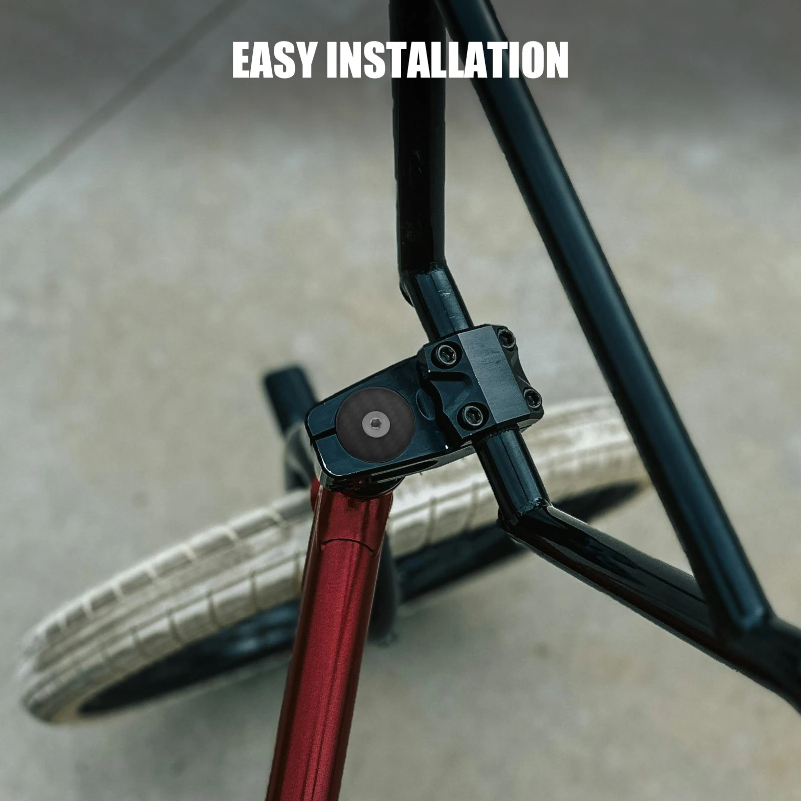 

1Set Carbon Fiber Bicycle Stem Cap Headset Top Covers Cycling Stem Protectors Road Mountain Bike Bolt Replacement Accessories