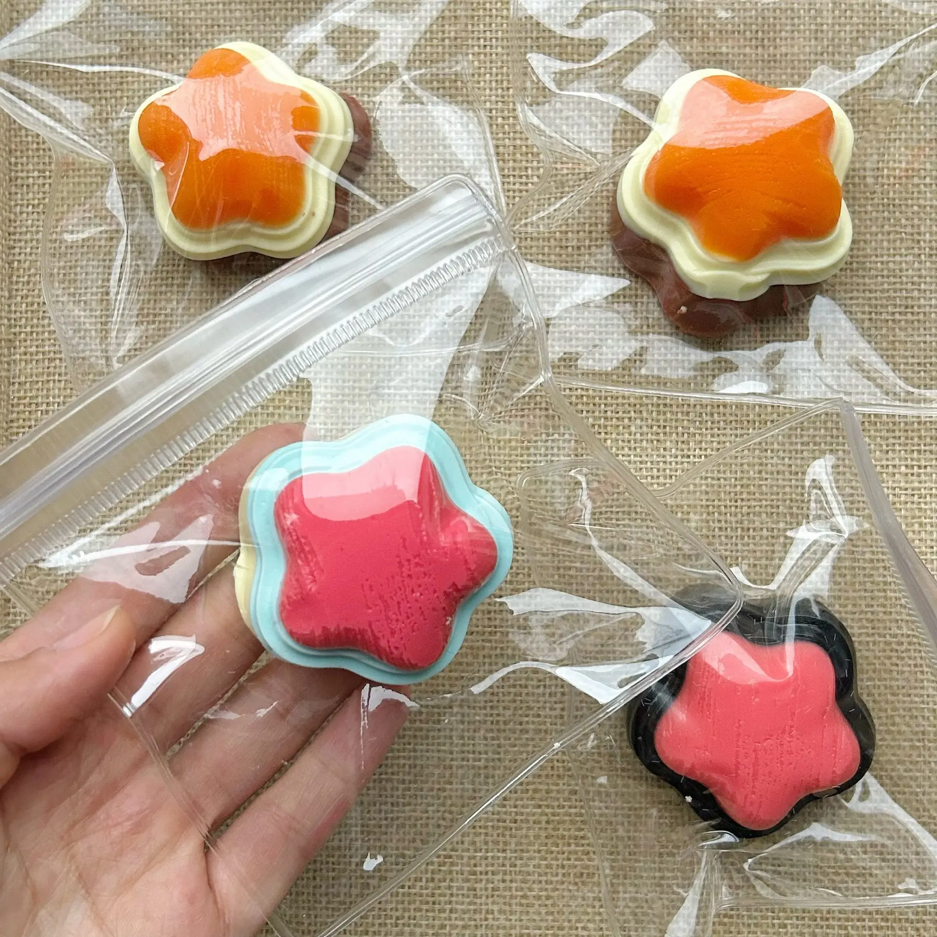 น่ารักซิลิโคน Taba Squishy ความเครียดบรรเทา Pinch ของเล่นเด็ก Star ตลก Fidget ของเล่นนุ่มบีบของเล่นคุณภาพสูง