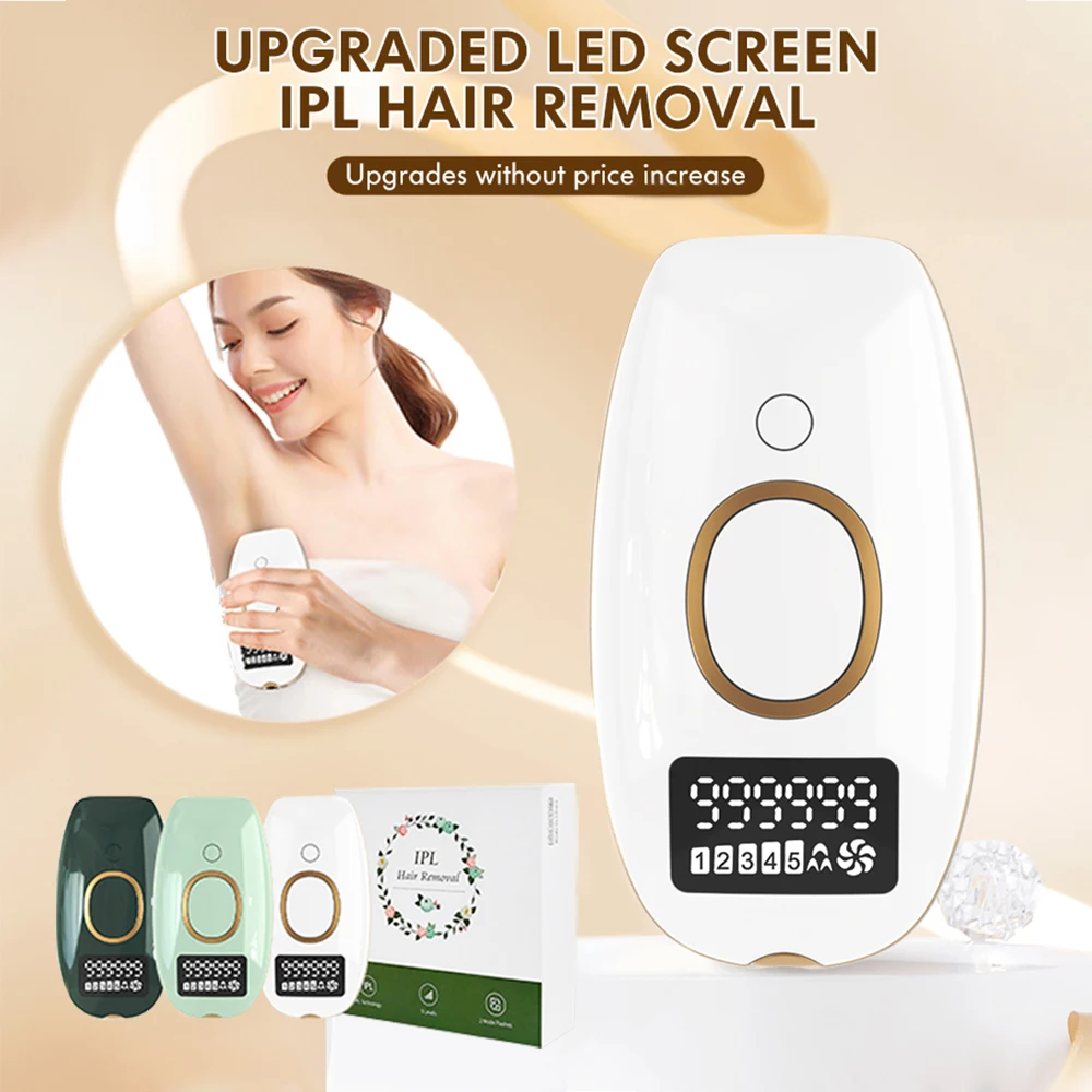 

990000 Flash Painless Hair Removal Device Body Bikini IPL Depilator Permanent Laser Epilator for Home Use