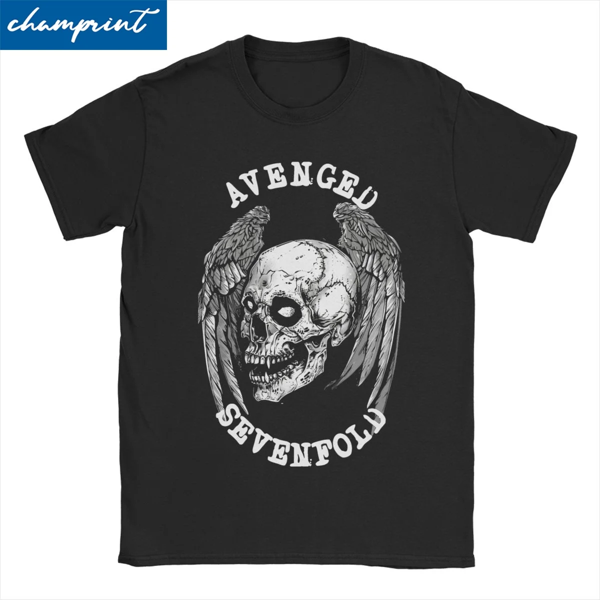 Avenged Sevenfold Skull T-Shirts Men Women A7X Diverse Rock Hipster Cotton Tees Crewneck Short Sleeve T Shirt Gift Idea Clothes