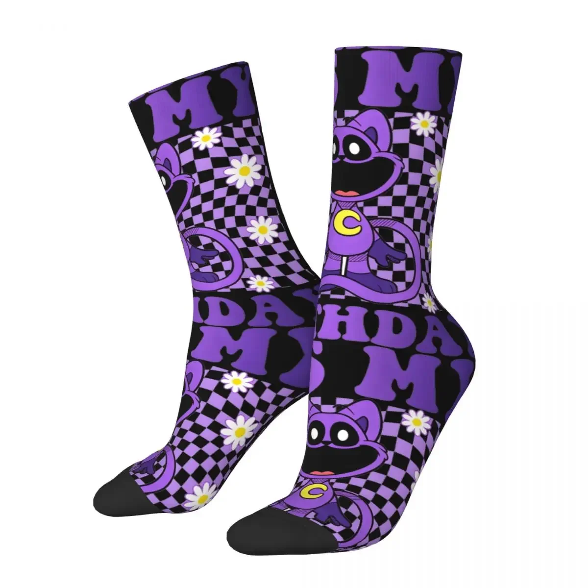 CatNap Socks Merch For Men Women Text Cat Smiling Critters Crew Socks Soft Best Gifts