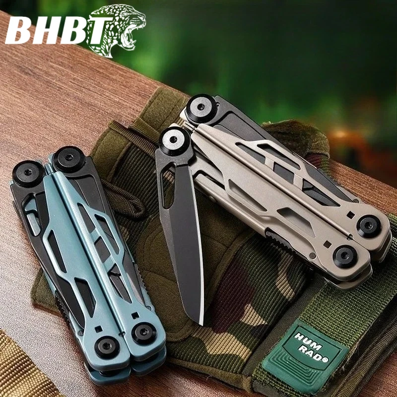 BHBT 25 in 1 Multi-tool Pliers EDC Multi Tool Pocket Knife Portable Outdoor Camping Survival Tool with Bits 7 Colors