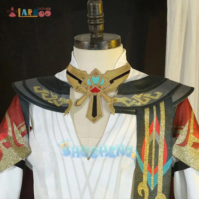 카베 코스프레 코스튬 원신 임팩트 귀걸이 액세서리, 세트 할로윈 남자 유니폼