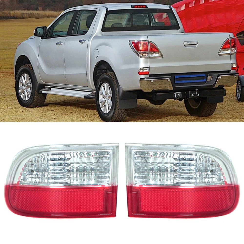 Car Rear Bumper Reflector Light Rear Fog Lamp Brake Signal Light For Mazda BT50 BT-50 UP UR 2012-2020 Car Accessories