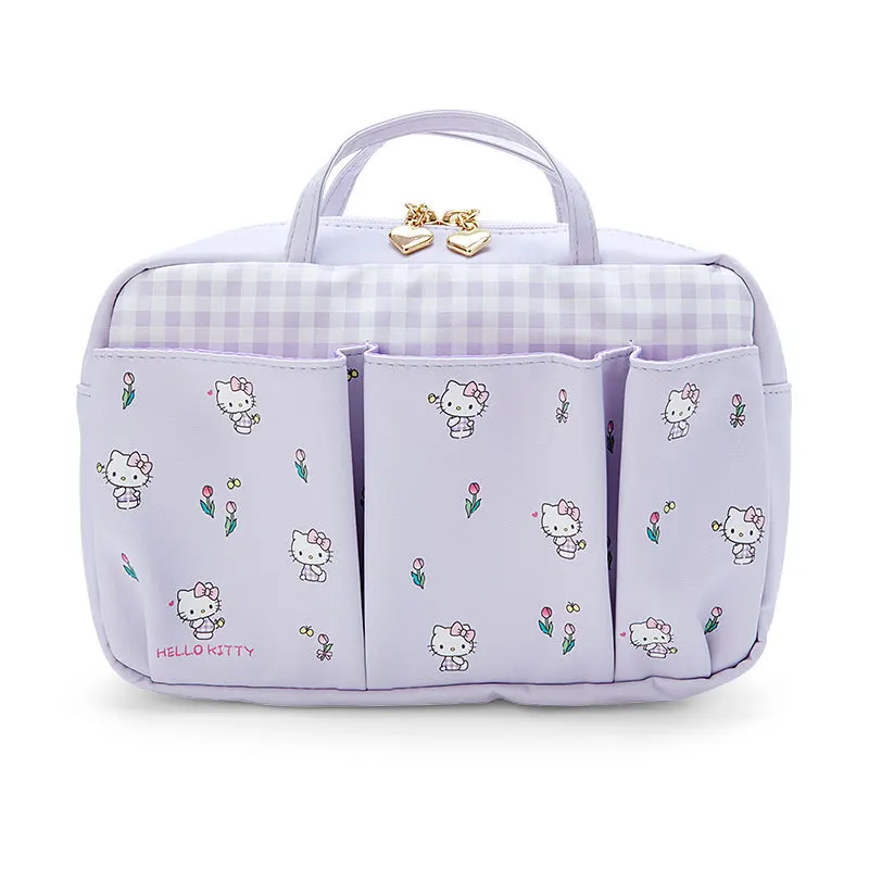 Anime Hello Kitty Multifunctional Bag Sanrio Kuromi Cinnamoroll Mymelody Large Capacity Makeup Bag Portable Toiletry Bag