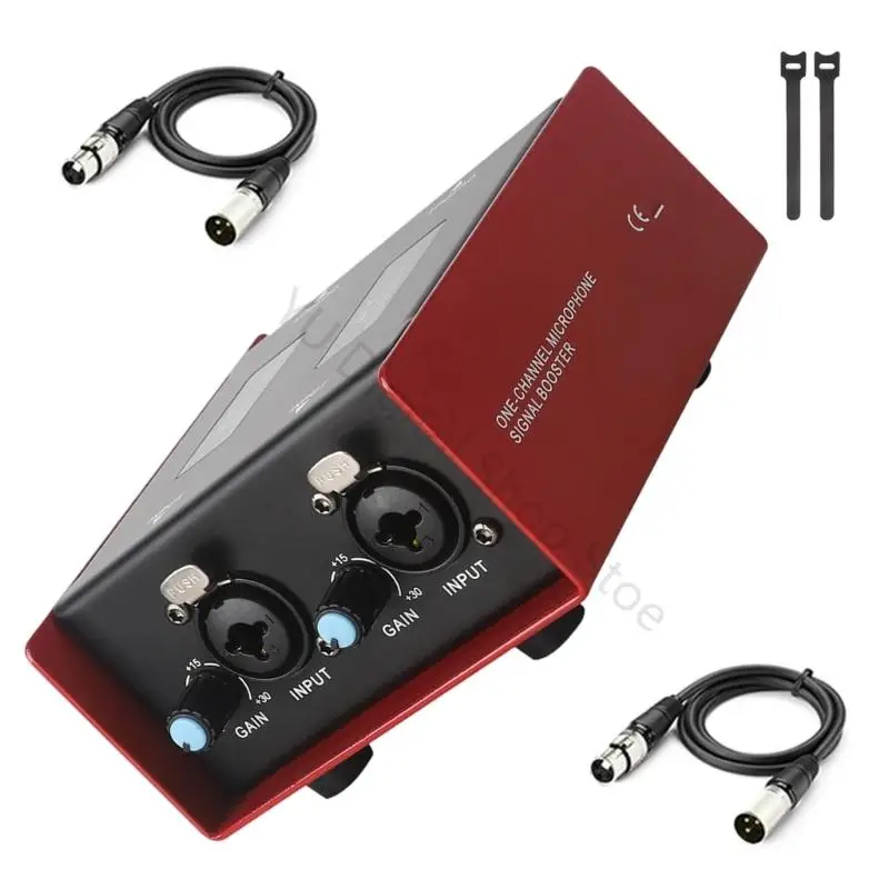 96BA Stage Voice Lifter mit Metallgehäuse, dynamischer Gesangsvorverstärkerbox und Frontpegelregler für Live-Hosting – Detail 7