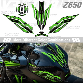מדבקת הגנת מיכל דלק לאופנוע 3D עבור Ninja 650 Z 650 z650 2017-2024 2023 2022 2021 2020
