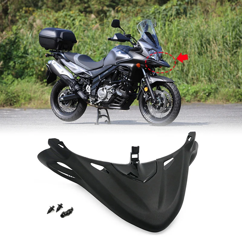 Front Fender Beak Extension Wheel Cover Mudguard Fit For Suzuki DL 650 Vstrom DL650 V-strom 2012-2017 2014 2015 2016 Motorcycle