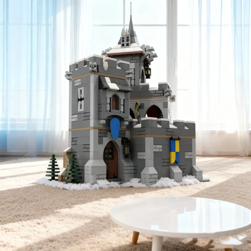 972-delige MOC Drakennest Kasteelmodel Bouwstenen Speelgoed Constructie Kerstcadeau Creatief Idee Educatief Speelgoed