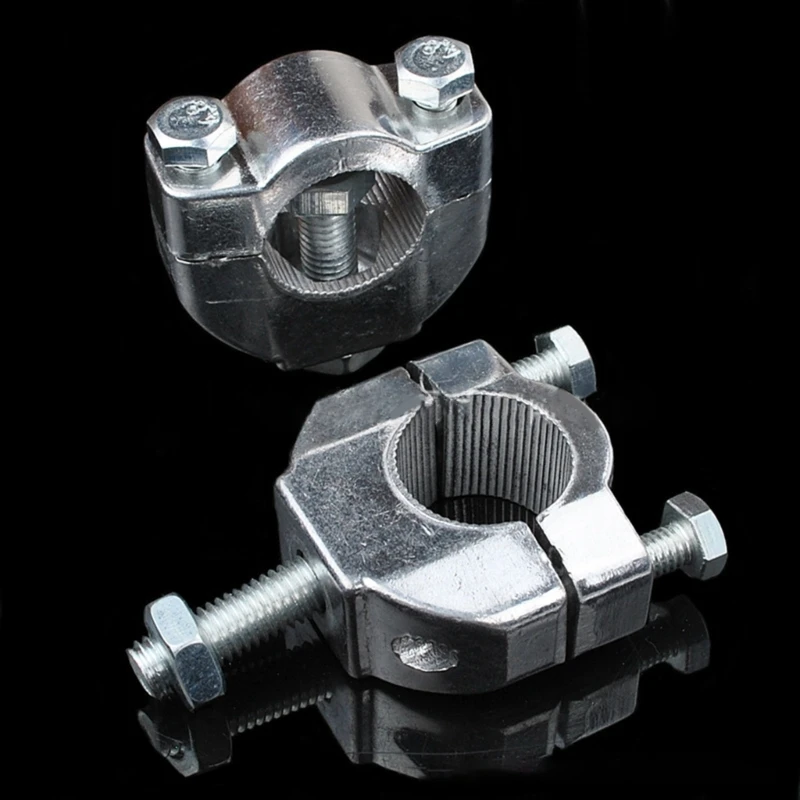 7/8Inch 22mm Motorcycle Handlebar Risers, 2Pcs Universal Handlebar Clamp Stable Durable 7/8 Handlebar Risers