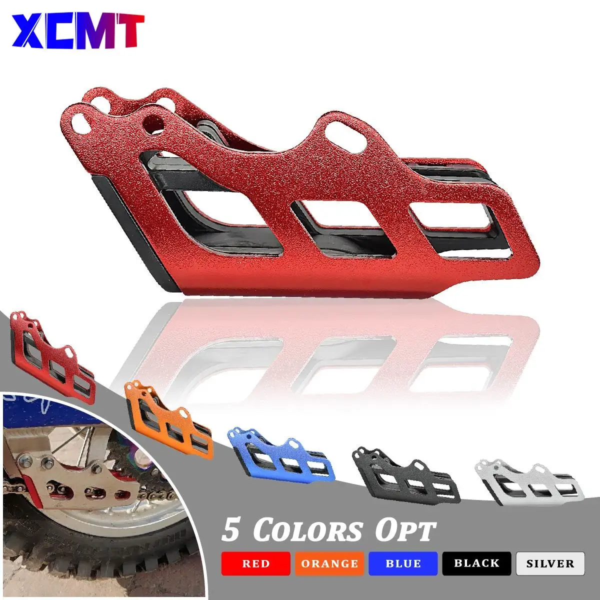 

Motorcycle CNC Chain Guide Guard For Honda CRF 125R 250R 450R 250X 450X 250RX 450RX BOSUR BSE M KAYO T4 T6 Universal Parts