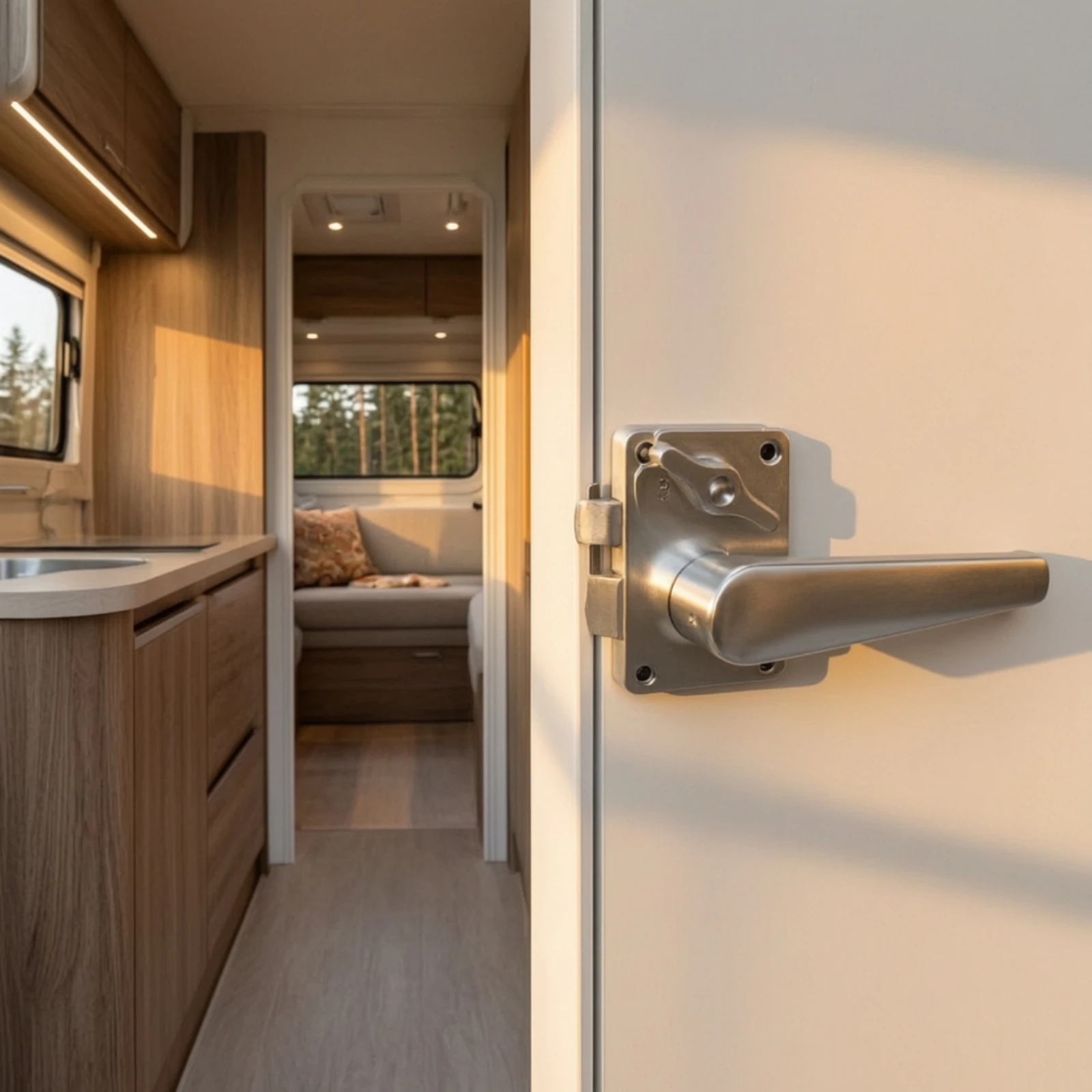 RV Bathroom Door Lock Compact  - Door Lock ulasan dan harga