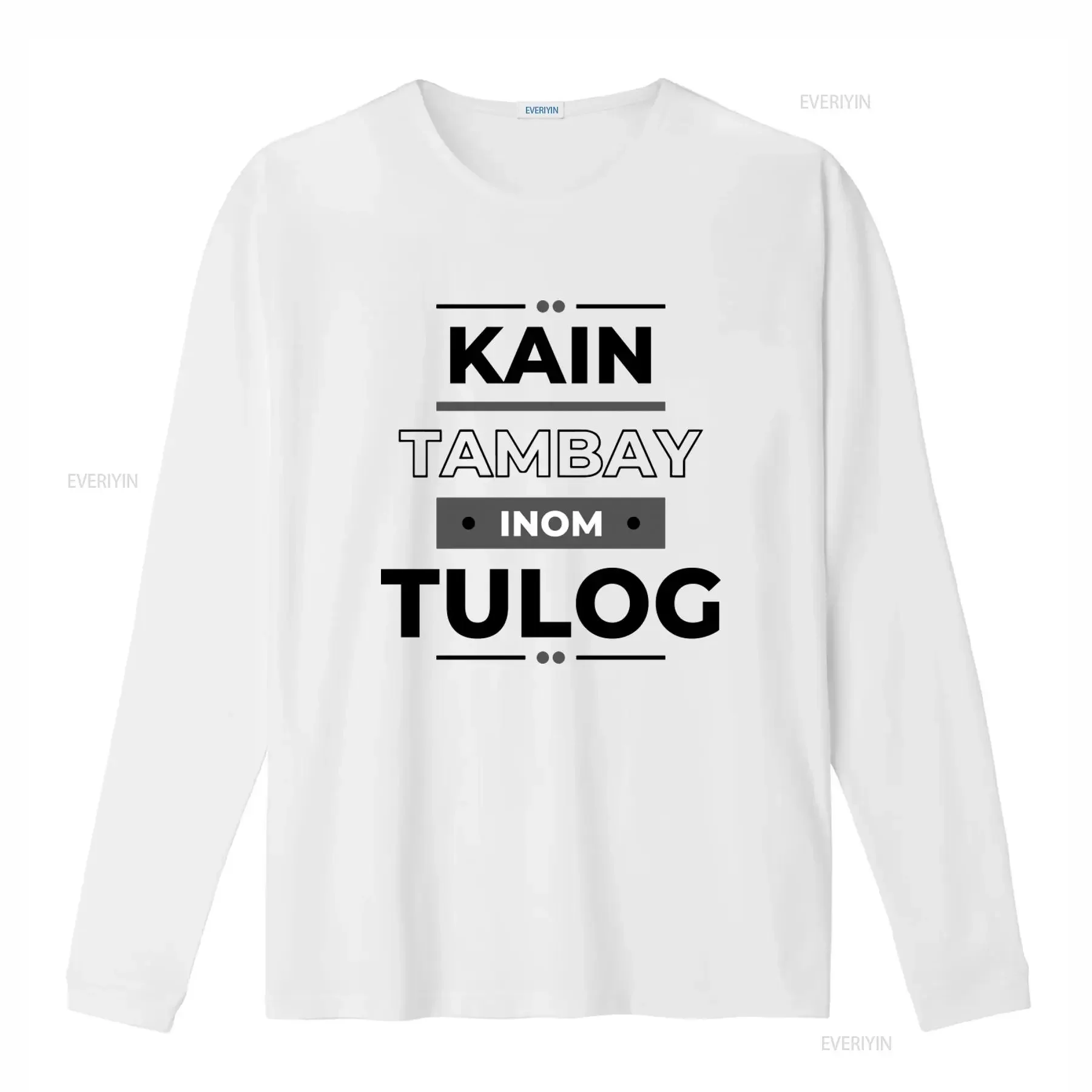 Filipino T Shirt Pinoy For Him Philippines Casual Design Bella Canvas Tagalog Kain Tambay Inom Tulog Print vintage Washed