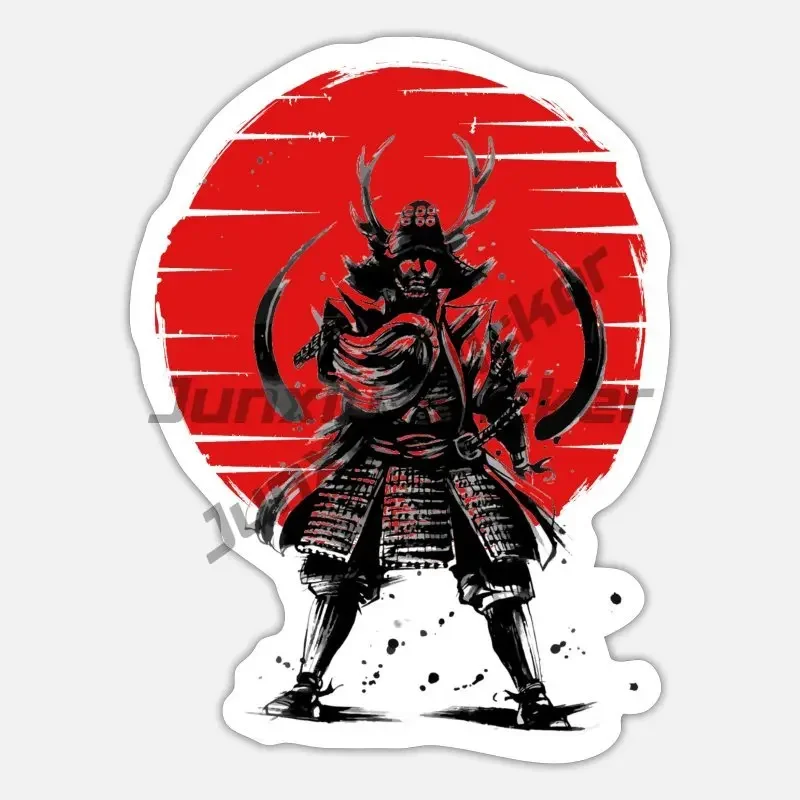 Samurai Warrior Decals Car Accessories Anti Scratch Sticker Sunscreen Decor Camper Windows Graffiti Decal