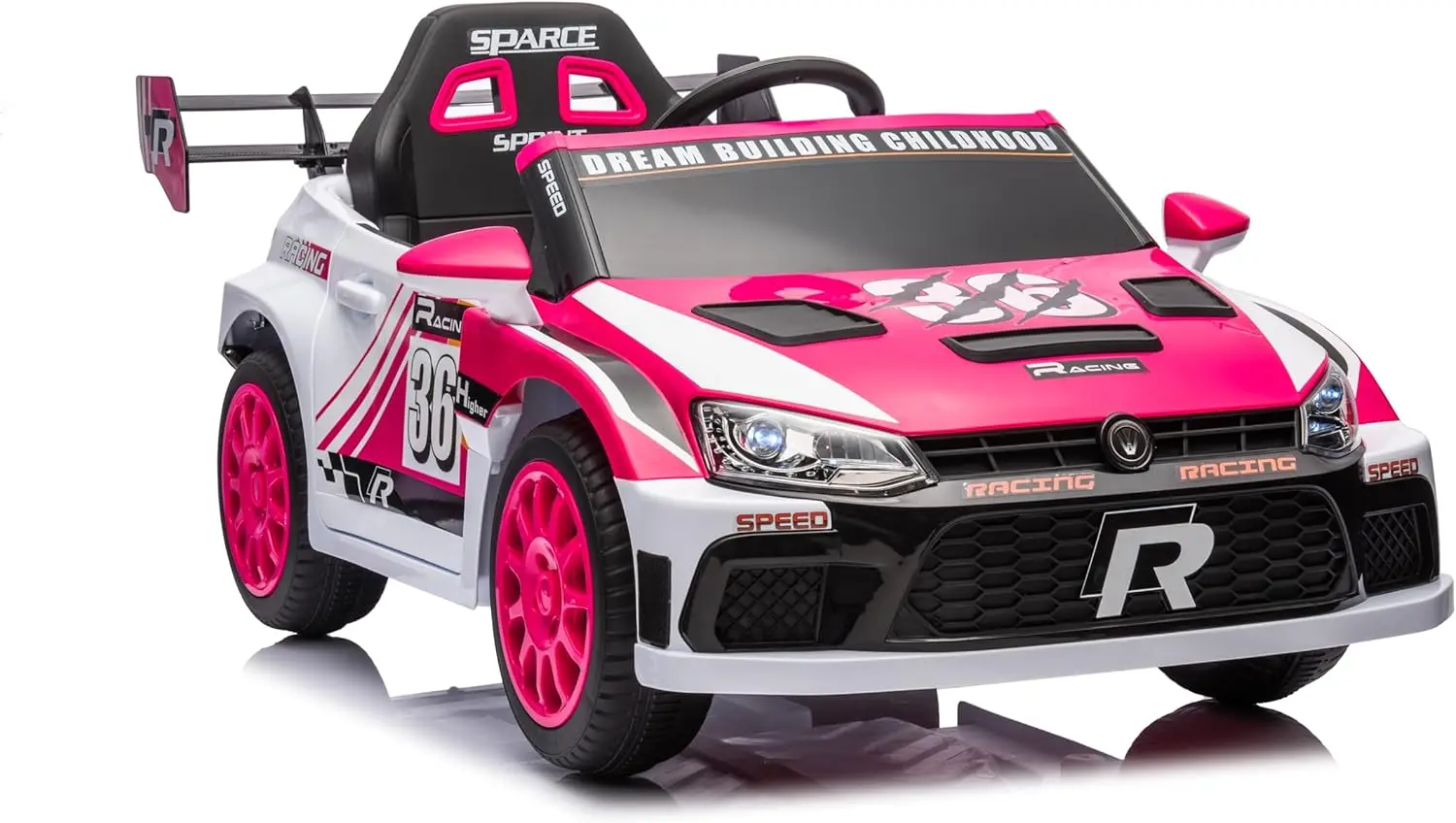 Voiture pour enfants avec télécommande Parent, véhicules électriques alimentés par batterie 12V pour enfants âgés de 3 à 8 ans, moteur puissant, Sport à 3 vitesses