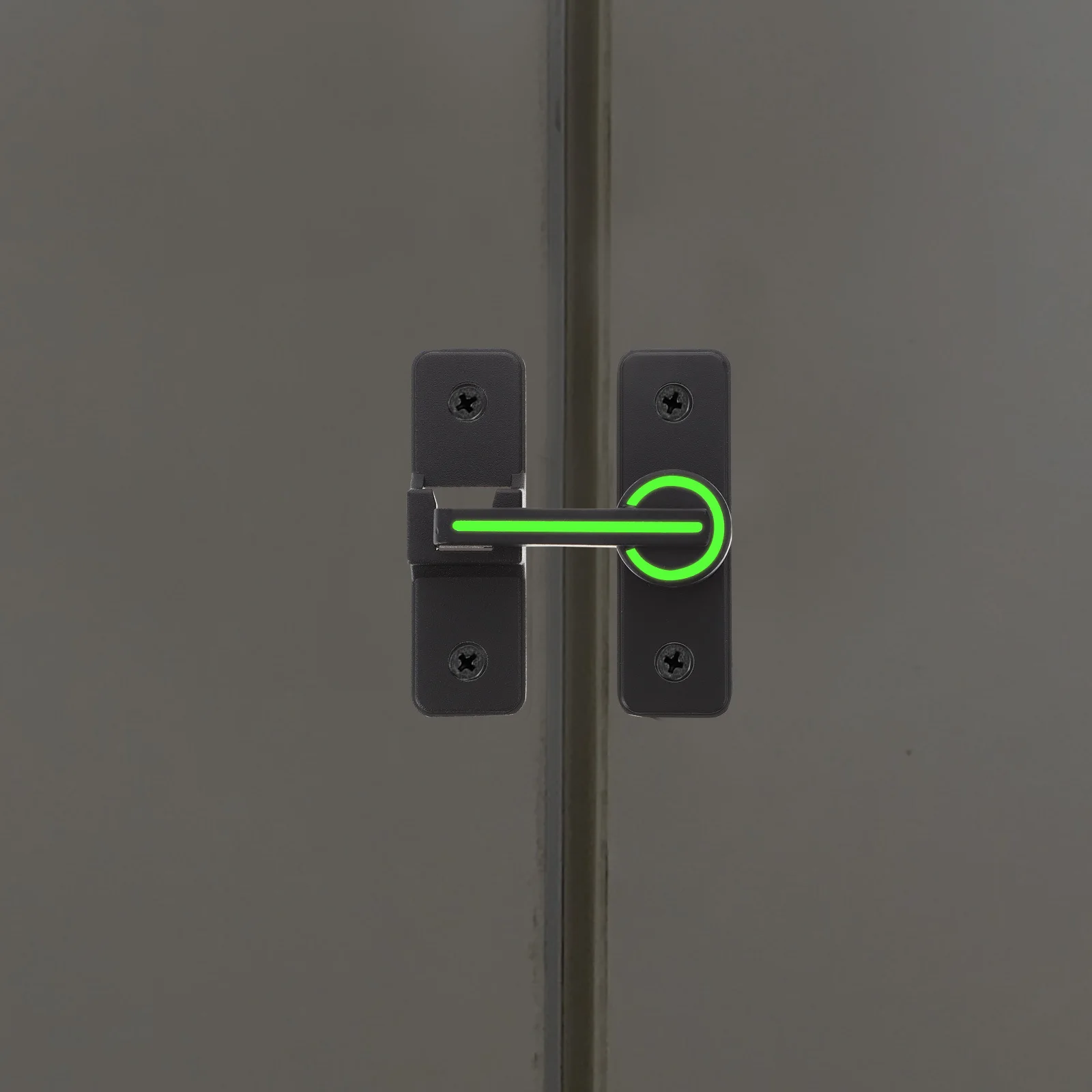 

Door Lock Latch 180 Degree Luminous Bolt For Sliding Garage Barn Screen Shutters Gates Shed Double Doors Angle Latch