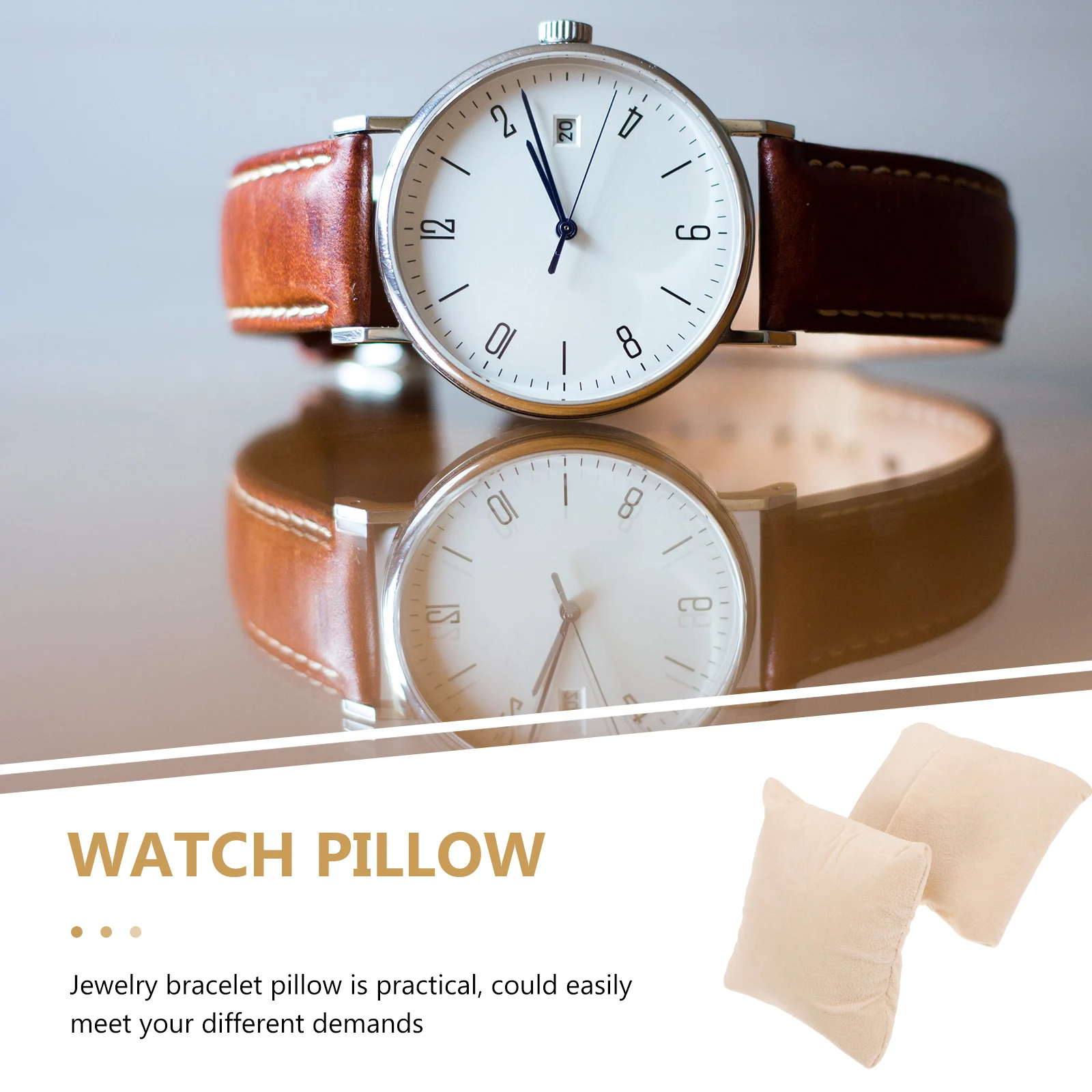 

10 Pcs Display Bracelet Display Cushion Pillow Soft Bracelet Bangle Jewelry Box Lightweight Portable Storage Bed