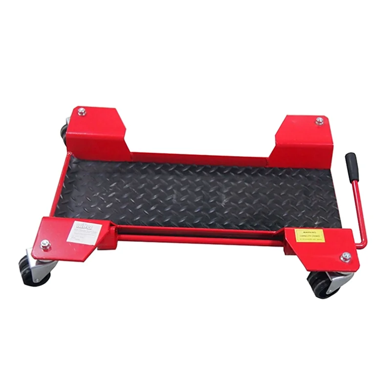 Load 250KG Motorcycle Repair Mover Steel Plate Motorcycle Moving Bearing Tool Universal Moving Wheel Vehicle Mover