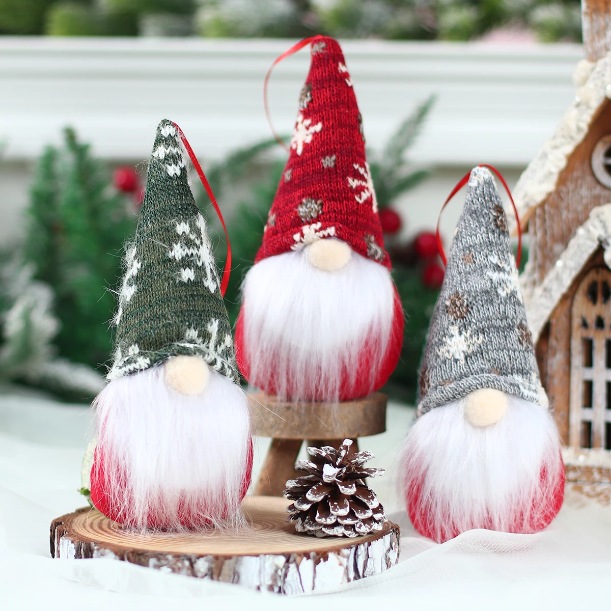 Christmas Gnome Faceless Doll Ornaments Merry Christmas Decoration 2024 For Home Xmas Navidad Natal Noel Gifts New Year Gifts