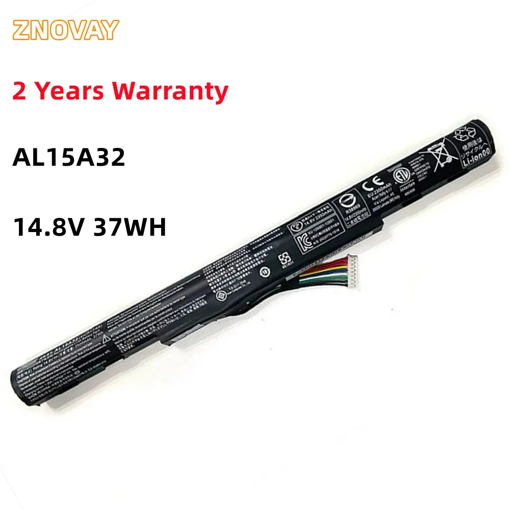 AL15A32 Laptop Battery For Acer Aspire E5-422G 472 E5-473 E5-473G E5-522 522G E5-532 E5-532T E5-573G E5-553G V3-574G 14.8V 37WH