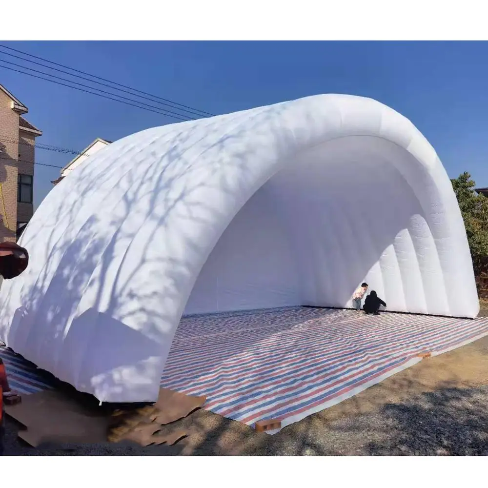 

Personalized Large Inflatable Stage Cover Shelter Disco Tunnel Tent Wedding Party Dinning House Car Exhibition Garage Marquee