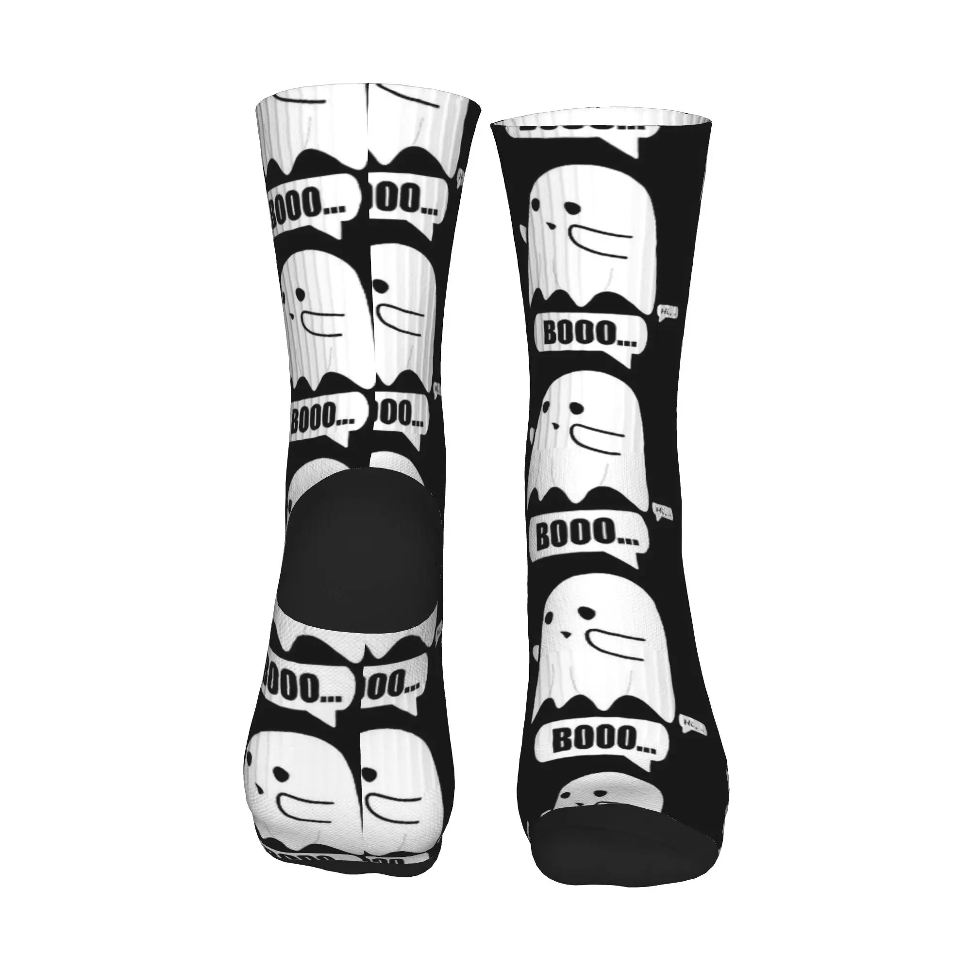 هالوين شبح لطيف روح بو جوارب الجوارب الحديثة النساء الرجال الجوارب الناعمة الدافئة الخريف تشغيل تصميم عدم الانزلاق الجوارب هدية