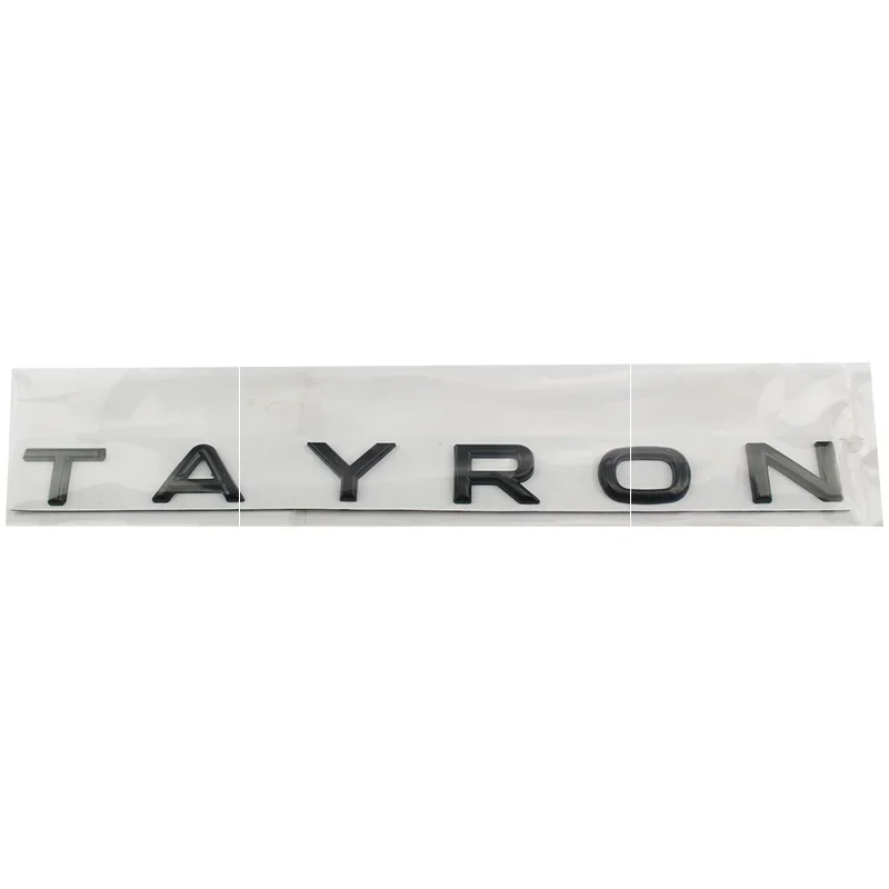 QA Car Metal Trunk marks Logo Badge Emblem Decals Sticker For Volkswagen VW TAYRON 2021 -2024 year refit Styling Accessories