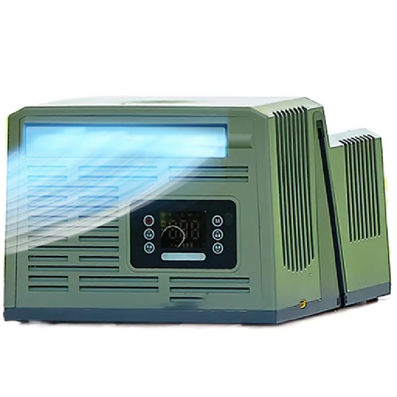 Portable Car Air Conditioner Compact Lightweight Refrigeration Dehumidification 12V/24V/220V for Parking Outdoor Use
