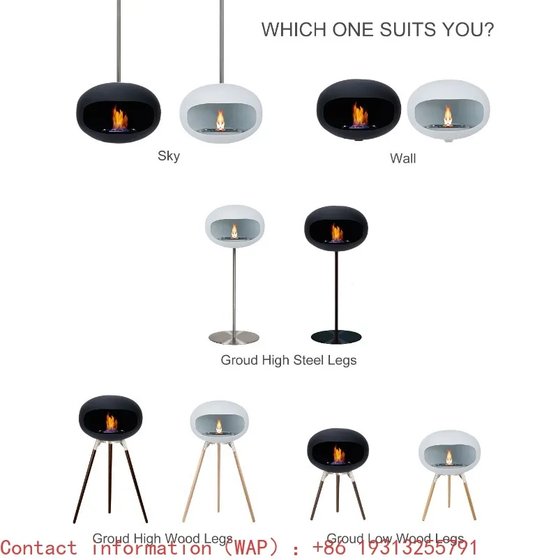 

【2026】Stainless steel bioethanol fireplace