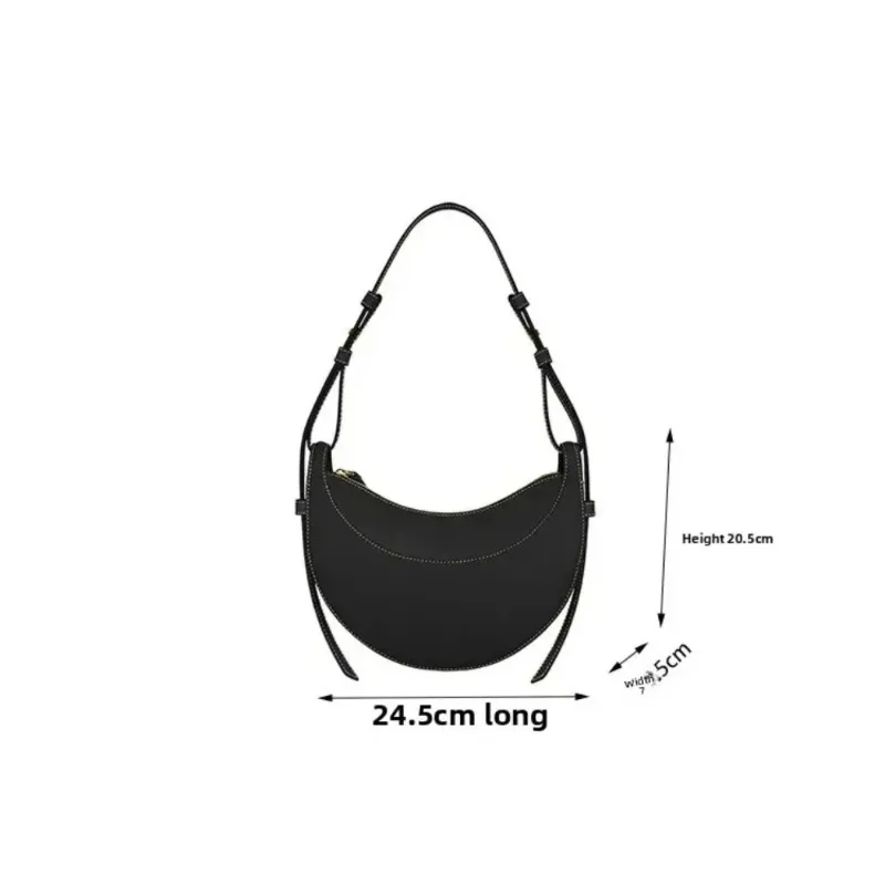 

Luxurious and fashionable crescent bag. Showcasing a fashionable and elegant style