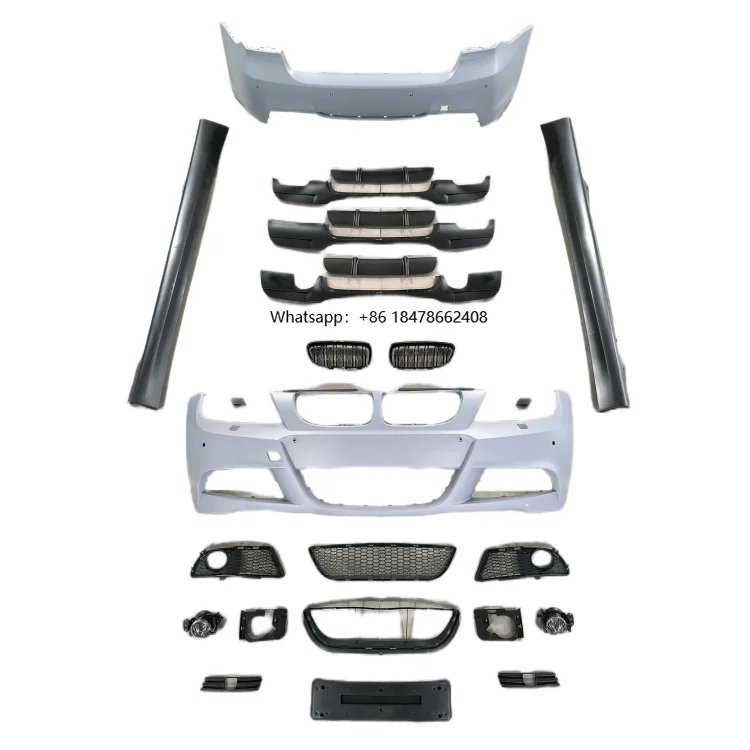 

New Stock Big Mouth M2C Front and Rear Bumper Large Enclosure Fender Cover for 3 Series E90 Modified M4MT M3