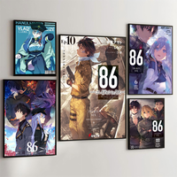 86 Eighty Six Movie Poster Self-adhesive Art Waterproof Paper Sticker Coffee House Bar Room Wall Decor