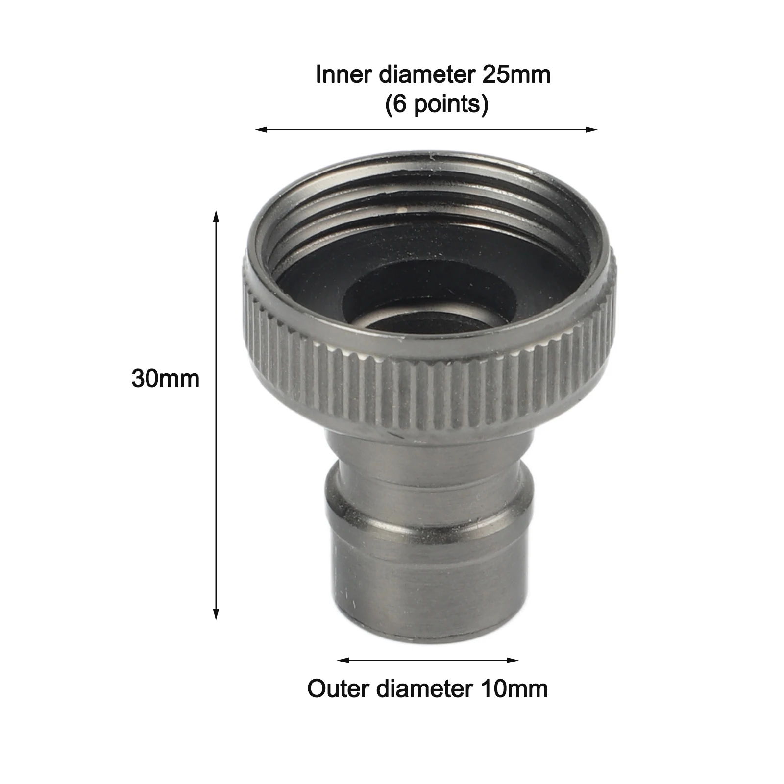 Brass Quick Connect Fitting For Garden Hoses Compatible With 3/4 Inch Threaded Outdoor Faucets And Water Distribution Components