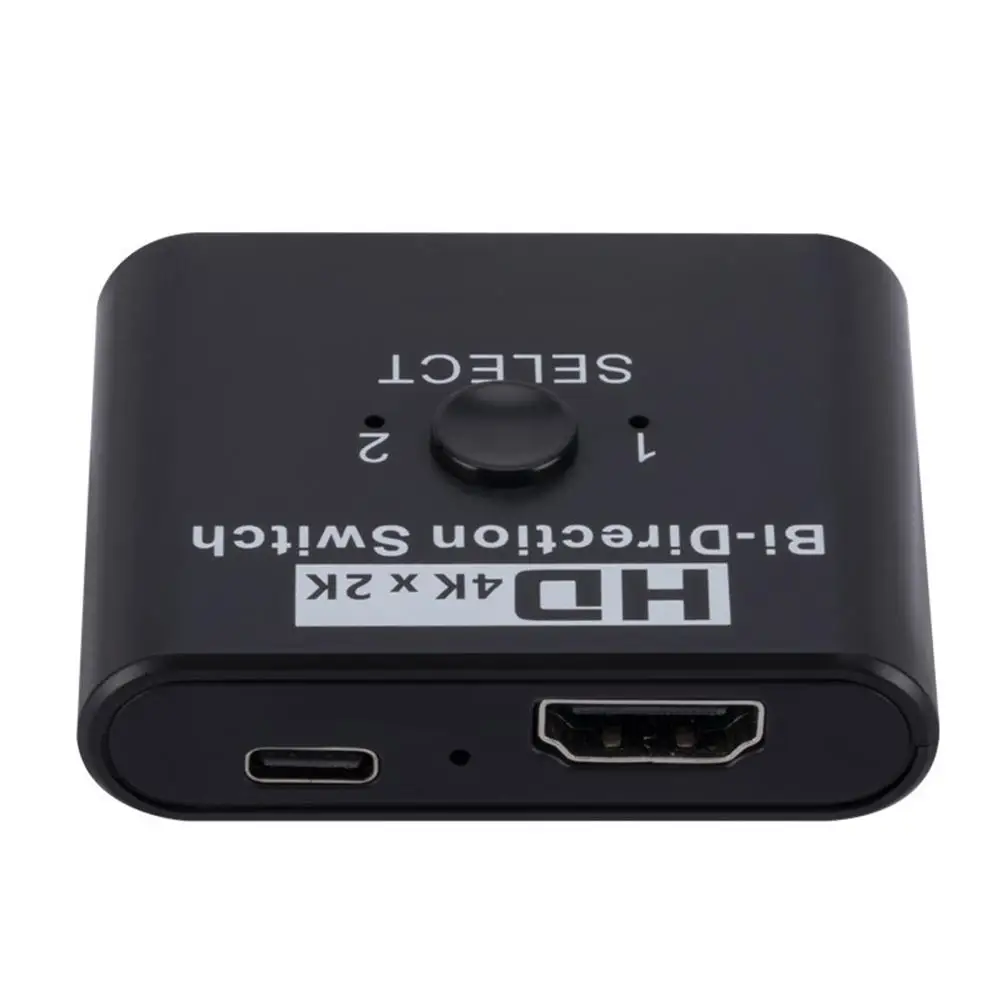 HD Bidirectional Switch HD 2-in 1-out 4k High-definition In 2 Conversion Screen Switch Extended 1 AB Splitter J9M8