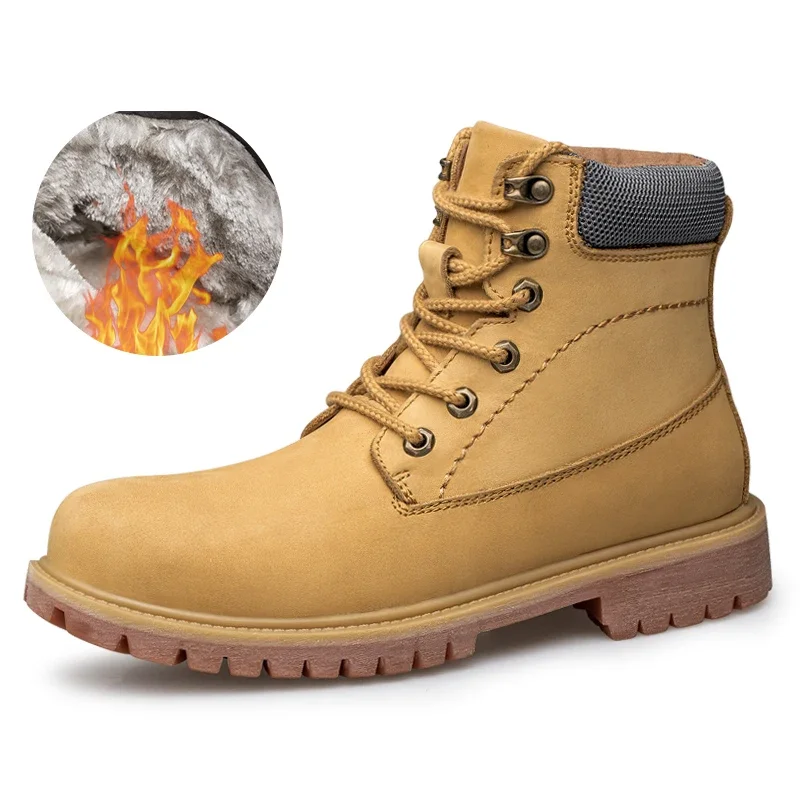 bottes-de-randonnee-impermeables-pour-hommes-chaussures-de-neige-a-fourrure-chaussures-d'outillage-decontractees-haut-de-gamme-garder-au-chaud-hiver