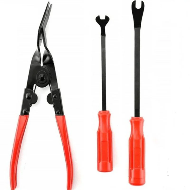 New Push Down Light Pliers Light Removal Tool Rubber Button Driver Remove Plastic Rivets Car Buckle