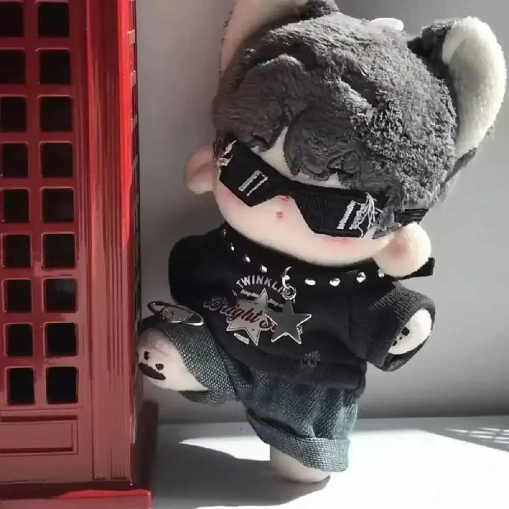 Одежда для куклы Labubu, американский хип-хоп V1 V2, аксессуары для одежды для кукол, дизайнерская одежда Labubu, игрушка для куклы 15/17 см